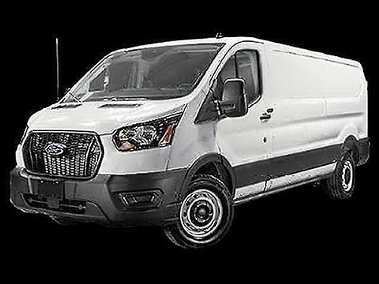 2023 Ford Transit Cargo Van T-250 130" Low Rf 9070 GVWR RWD